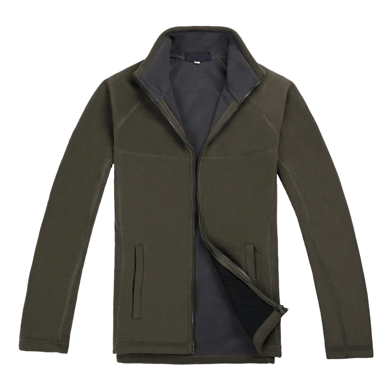 2019 Новая Коллекция Мужская флисовая Куртка Зимние Военное Пальто Флисовая