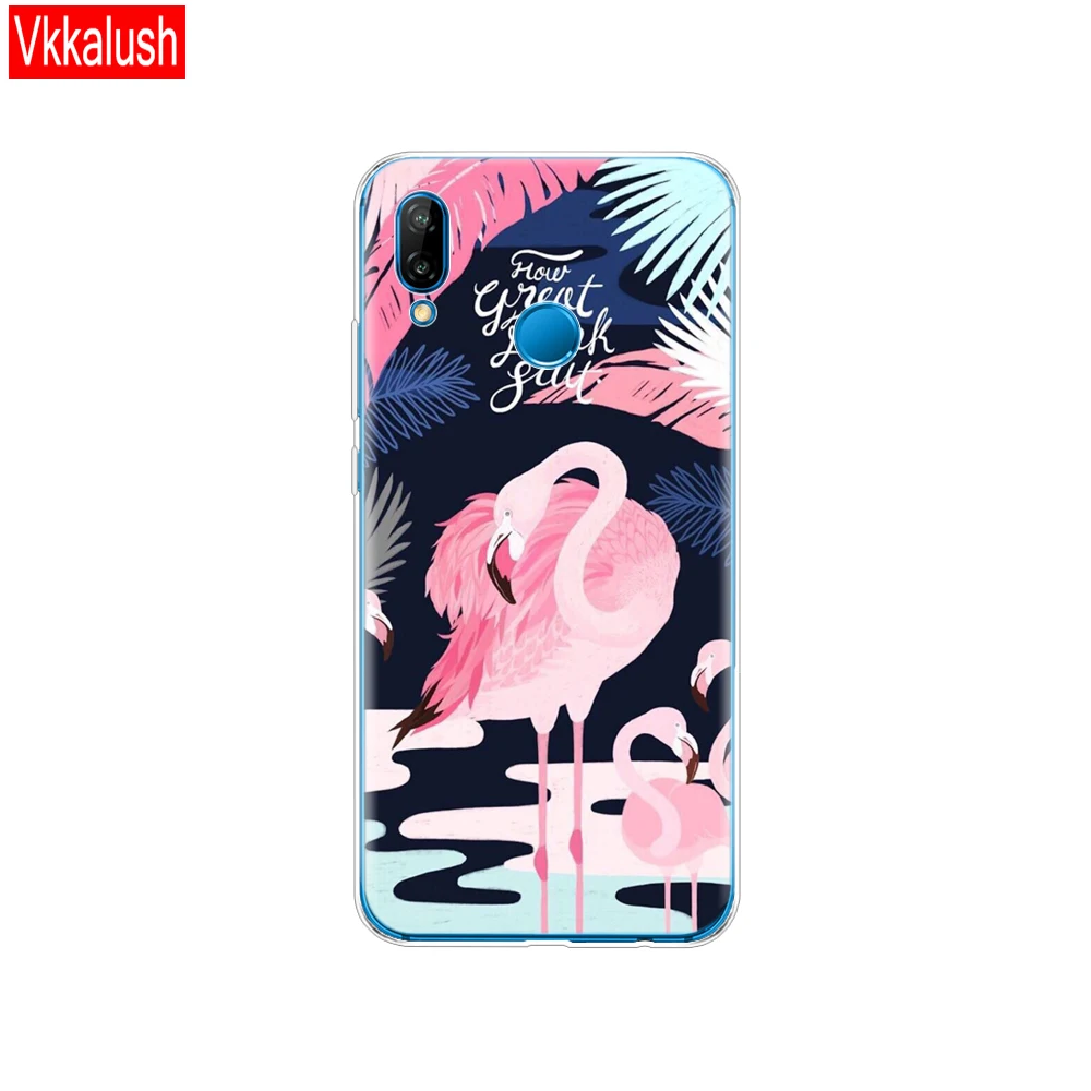 80034 Силиконовый чехол для 5,8" huawei P20 Lite huawei P20 Pro, чехол для huawei P 20, Защитная прозрачная задняя крышка для телефона - Цвет: 80034