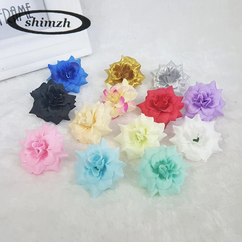 Фото SHIMZH Rose Flower Head 4.5CM Colorful Artificial 50 Pcs/Lot Flowers for Wedding Decoration Sweet Style Party Decorative Дом и сад SHIMZH Rose Flower Head 4.5CM Colorful Artificial 50 Pcs/Lot Flowers for Wedding Decoration Sweet Style Party Decorative Дом и сад