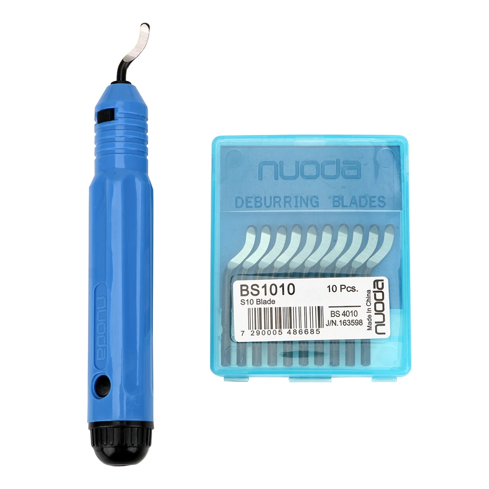 1 Set DIYWORK нож для обрезки кромок BS1010 заусенцев скребок NB1100 в виде ручки для снятия заусенцев для медной трубки расширитель детали инструмента - Цвет: 1 Set