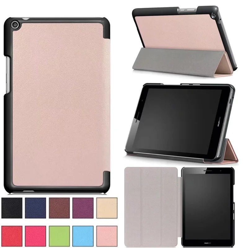 Тонкий Магнитный чехол из искусственной кожи для Huawei MediaPad T3 8 0 KOB W09 планшета mediapad