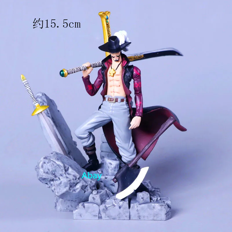 2 цвета цельная обезьянка D. Соломенная шляпа Луффи малыш Dracule Mihawk первый в мире