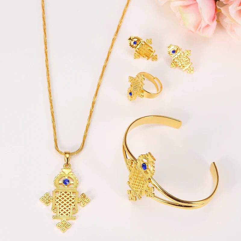 Комплект женских ювелирных изделий из колье серёг и кольца | Украшения