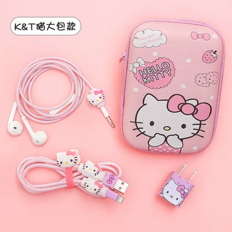 Новейший мультяшный USB кабель защита для наушников iPhone 7 7plus 6 6s 8 X кабеля зарядки и