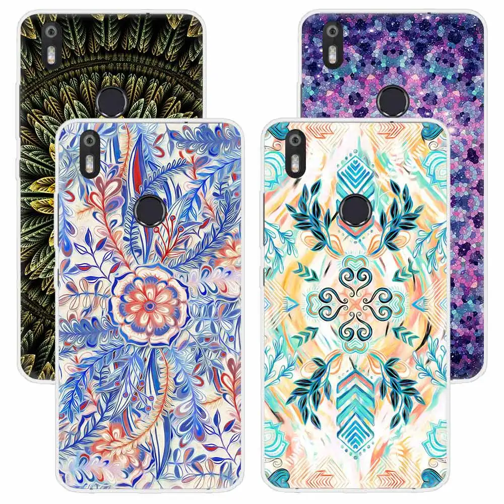 Чехол для телефона BQ Aquaris U2 Lite V Plus X Pro M 2017 VS Magic flower изысканный узор ТПУ мягкий