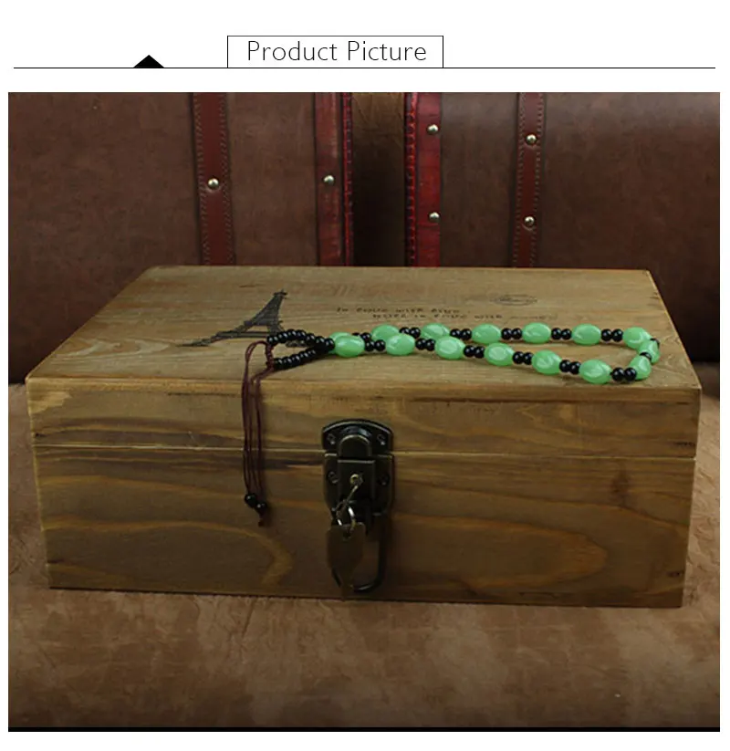 Винтажный деревянный ящик для хранения коробка органайзер ювелирных изделий