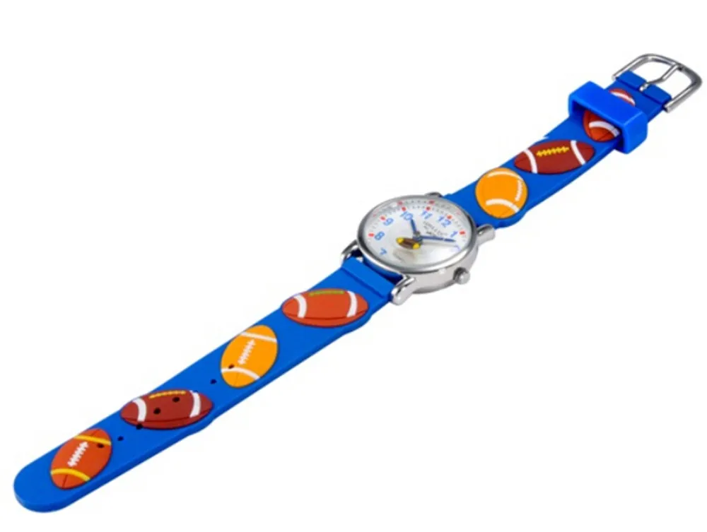 Детские наручные часы для маленьких мальчиков мультяшная 3D футбольная повязка