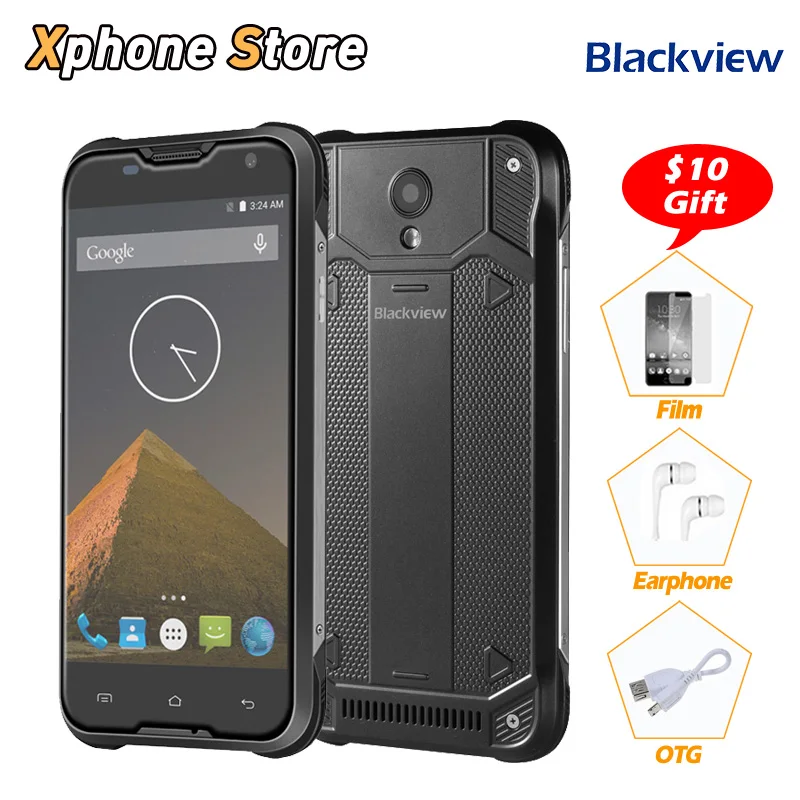 Blackview BV5000 IP67 водонепроницаемая пыле Android 5.1 5.0 дюймов 2 ГБ оперативной памяти 16 ROM