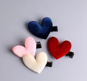 Новинка Детские милые бархатные шпильки для волос милая заколка BB девочек