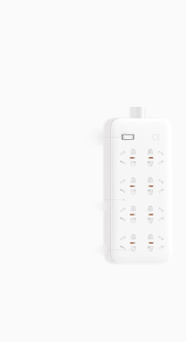 Xiaomi power Strip Быстрая зарядка 2500 Вт 10А 6 стандартных розеток/8 стандартных розеток/3 гнезда с кабелем 1 м/5 м