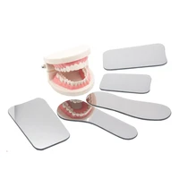 1 pc orthodontic dental photographic glass mirror rhodium occlusal double side