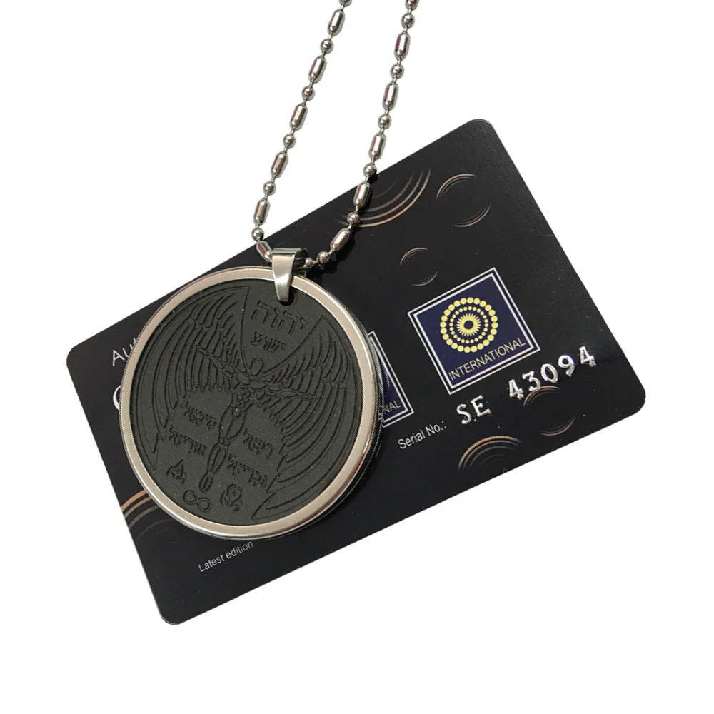 EBUTY ангел религиозный кулон Квантовая подвеска с защитой из нержавеющей стали