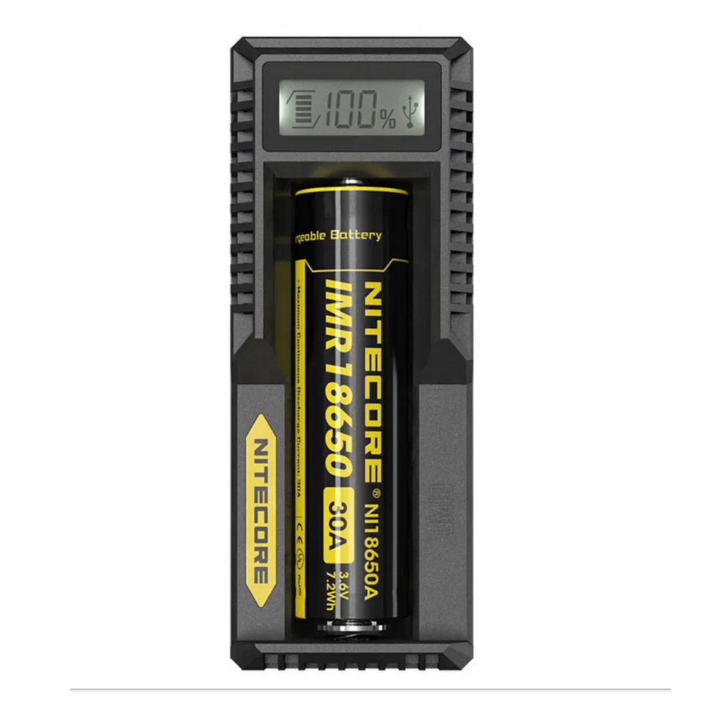 100% Оригинал Новое Прибытие UM10 Nitecore Умный Зарядное Устройство Digicharger ЖК-Дисплей