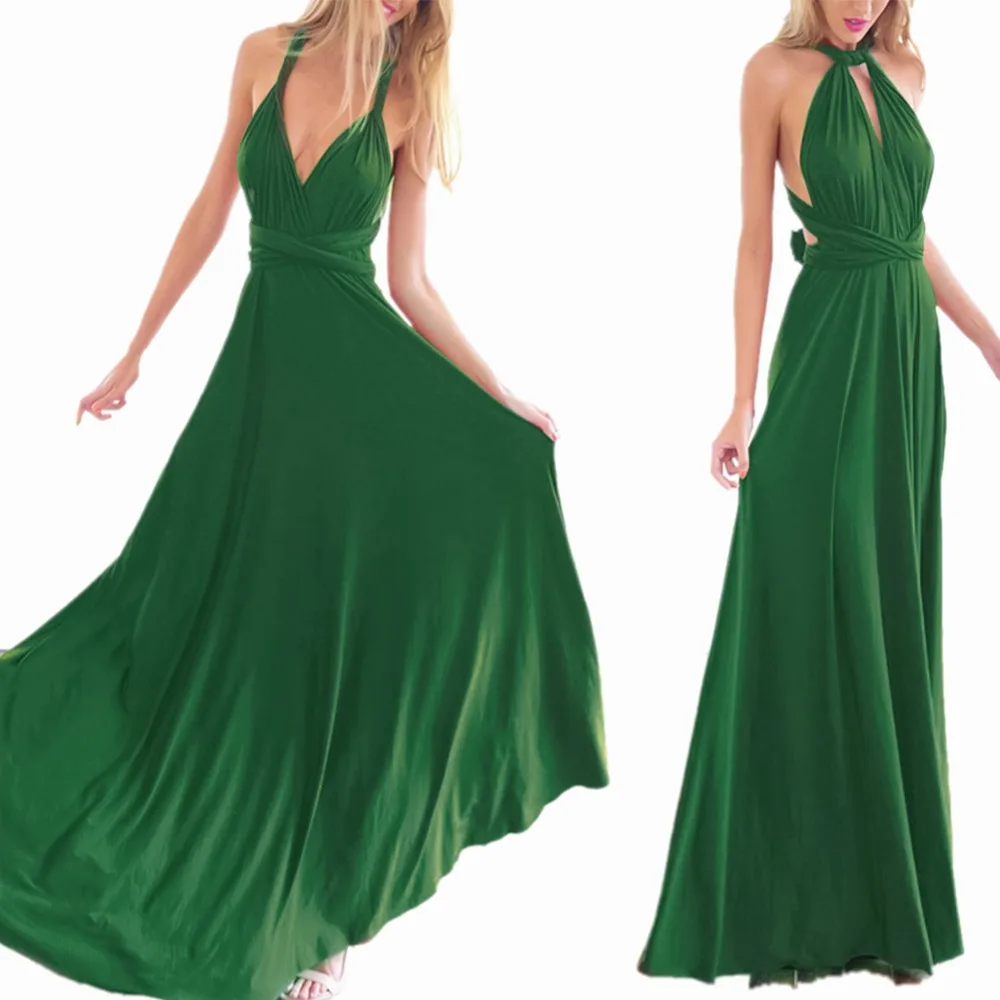 Женское винтажное Бандажное платье трансформер вечернее свадебвечерние Платье