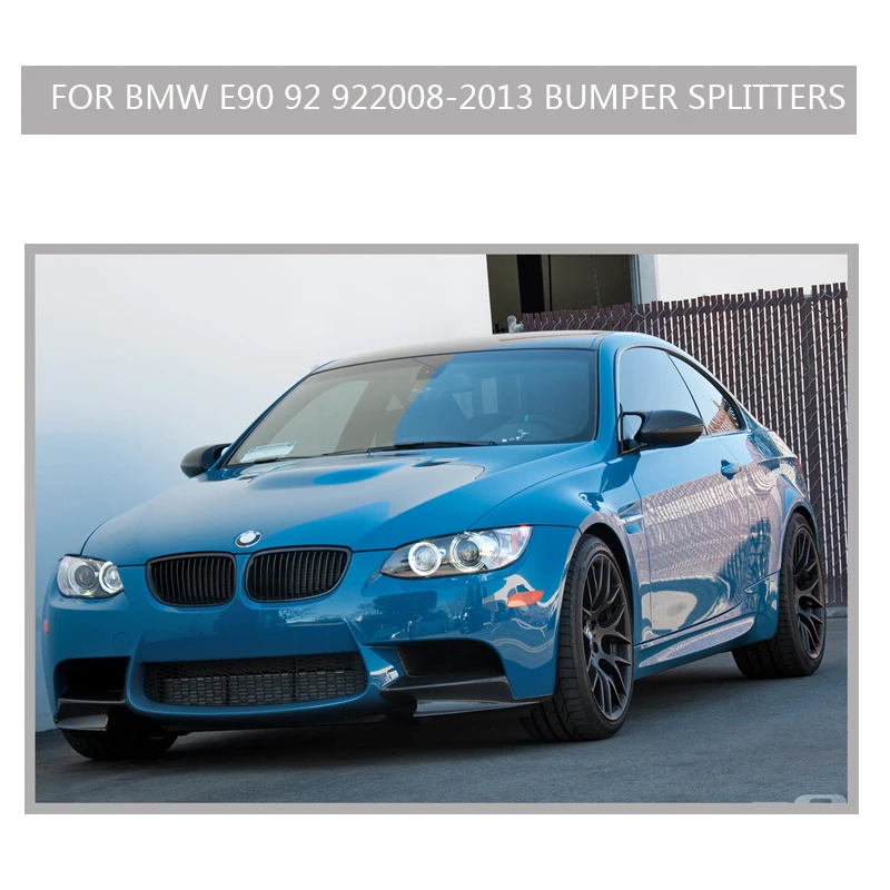 Передний спойлер для губ M3 Carbon e90 e92 Canard передний bmw E90 E92 E93 сплиттер боковой дизайн