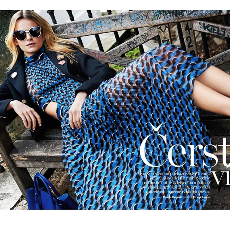 High quality 2020 summer new fashion light comfortable fabric printed waist sexy translucent loose elastic woman dress | Женская одежда