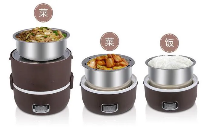 3-слойный большой Ланч-бокс из нержавеющей стали наборы посуды пищевой контейнер