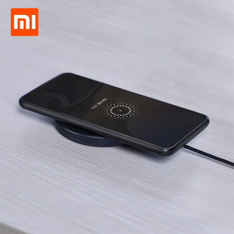 Оригинальное Беспроводное зарядное устройство Xiaomi Qi Smart Quick Charge быстрое для Mi MIX 2S