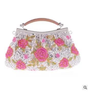 Сумка-кошелек женская винтажная с бусинами | Багаж и сумки