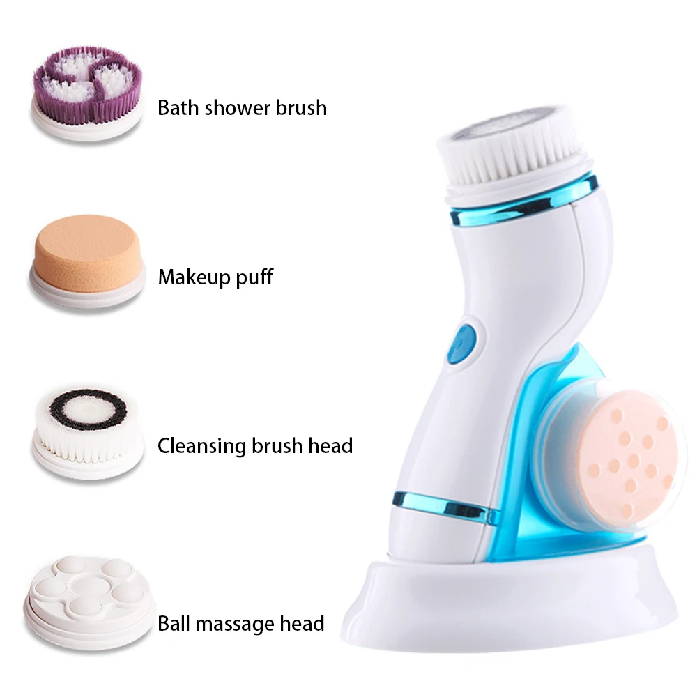 Многофункциональная электрическая вращающаяся щетка для лица USB зарядка