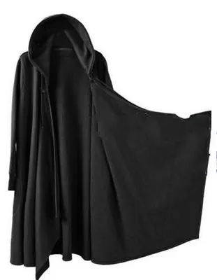 Новая мужская одежда S ~ 5XL большой размер GD с капюшоном плащ кардиган накидка