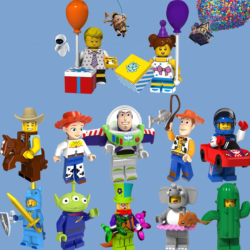 Игрушка рассказов Legoings фигурки мультфильм Минни ковбойский костюм Базз Лайтер