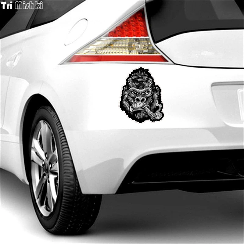 Tri Mishki WCS113 14x17 5 см бандана Горилла патч для забавная наклейка автомобилей