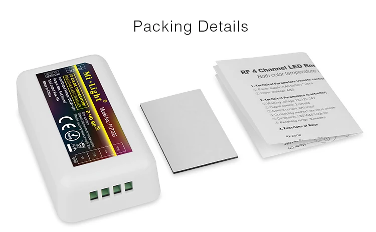 Беспроводной пульт дистанционного управления Mi светильник 2 4G RF 4 зоны цветовой