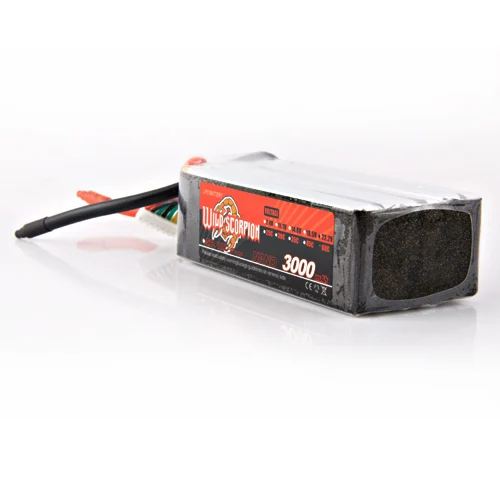 1 шт. дикая Скорпион RC Lipo батарея 22 2 V 3000mAh 60C литий-полимерная для