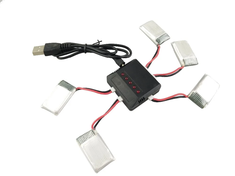 5 шт. 3 7 В 300 мАч Li-po Batterie Avec 1in5 Chargeur ансамбль Pour Нибиру E55 FQ777 FQ17W Hubsan h107 Syma X11C H108C U816 |