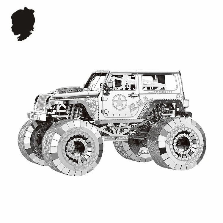 Машина WARNGLER NANYUAN I32205 головоломка 4WD Jeep модель сборки из металла развитие рук-на 3