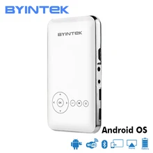 BYINTEK НЛО MD323 Портативный Умный дом театр карман Android Wi Fi проектор HD