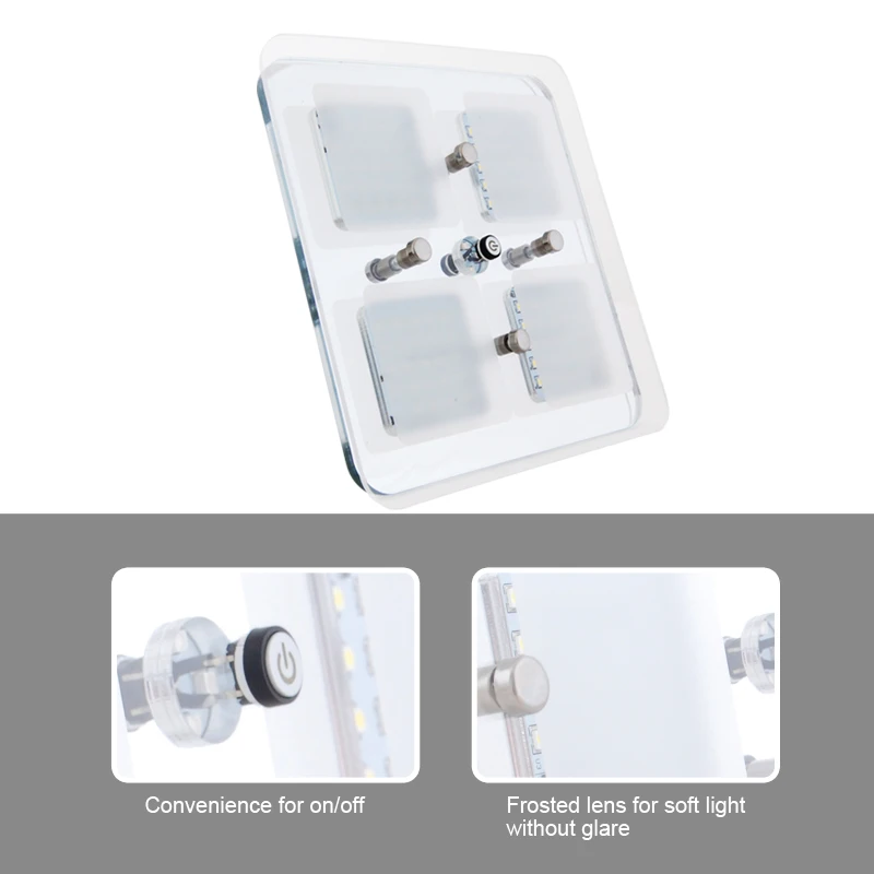 Работающего на постоянном токе 12 В в Караван/RV светодиодный лампы холодный