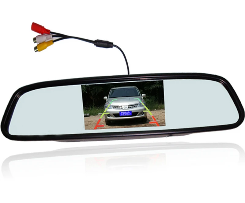 Bluetooth MP5 TF 4.3 &quotTFT LCD ЦВЕТНОЙ Экран дюймов Автомобиль Зеркало Монитор для Заднего