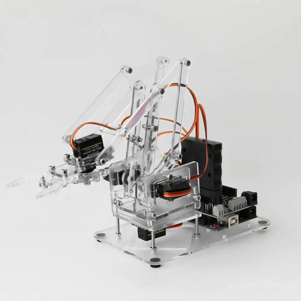 MeArm DIY 4DOF умный RC робот Arm Kit & 9g Servo PS2 Stick 4 степени свободы