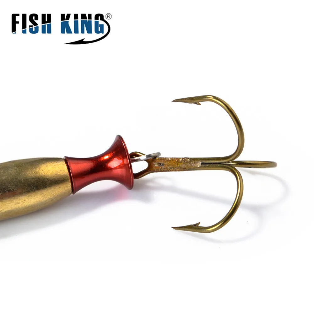 FISH KING металлическая блесна для спиннинга 1 шт. приманка ловли окуня жесткие