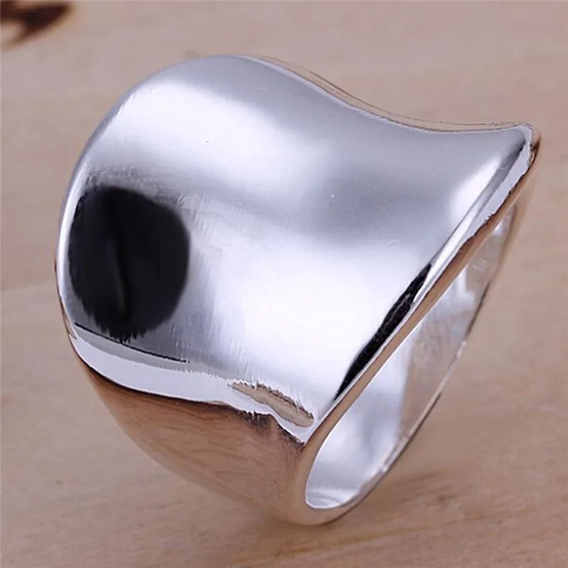 Charm Men Silver Color Thumb Ring Fashion Jewelry Finger Ornaments Anel Masculino Shopping Party Wedding on - Ободок-кольцо Charm Men серебристого цвета модной ювелирной моды на палец для мужчин украшение пальца Anel Masculino для покупок на вечеринке сва