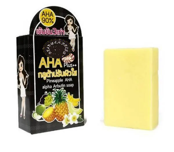 Новинка 100 г Alpha Arbutin Gluta чистое мыло отбеливание кожи лица осветление