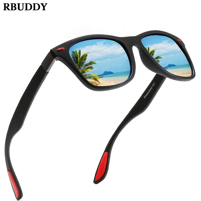 Солнцезащитные очки RBUDDY мужские уличные спортивные поляризационные квадратной