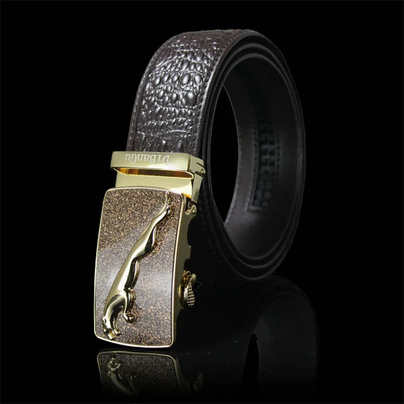 28 стилей Автоматическая пряжка из сплава без ремня для мужчин Jaguar Пряжка Леопард