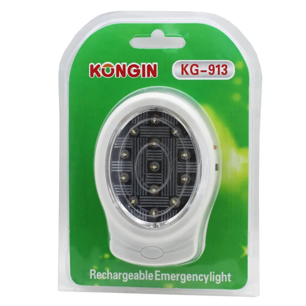 

Rechargeable Emergency Light 2W 110-240V US Plug 13 LED Home Automatic Power Failure Outage Lamp Bulb Night Light For US Plug
