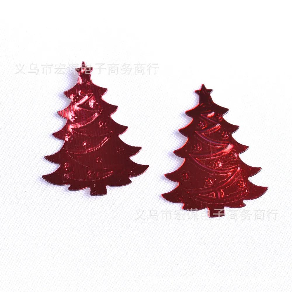 800 шт. красная зеленая фольга в виде дерева|confetti christmas|confetti partyconfetti table decor |