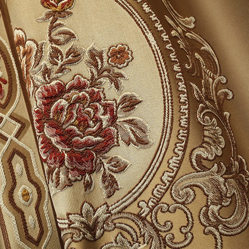 Занавески на заказ европейские нео классические высокоточные жаккардовые