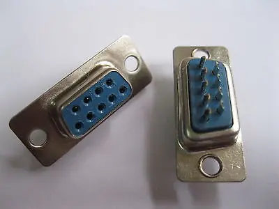

50 pcs D-Sub 9 Pin Female Solder Connector for PC Use