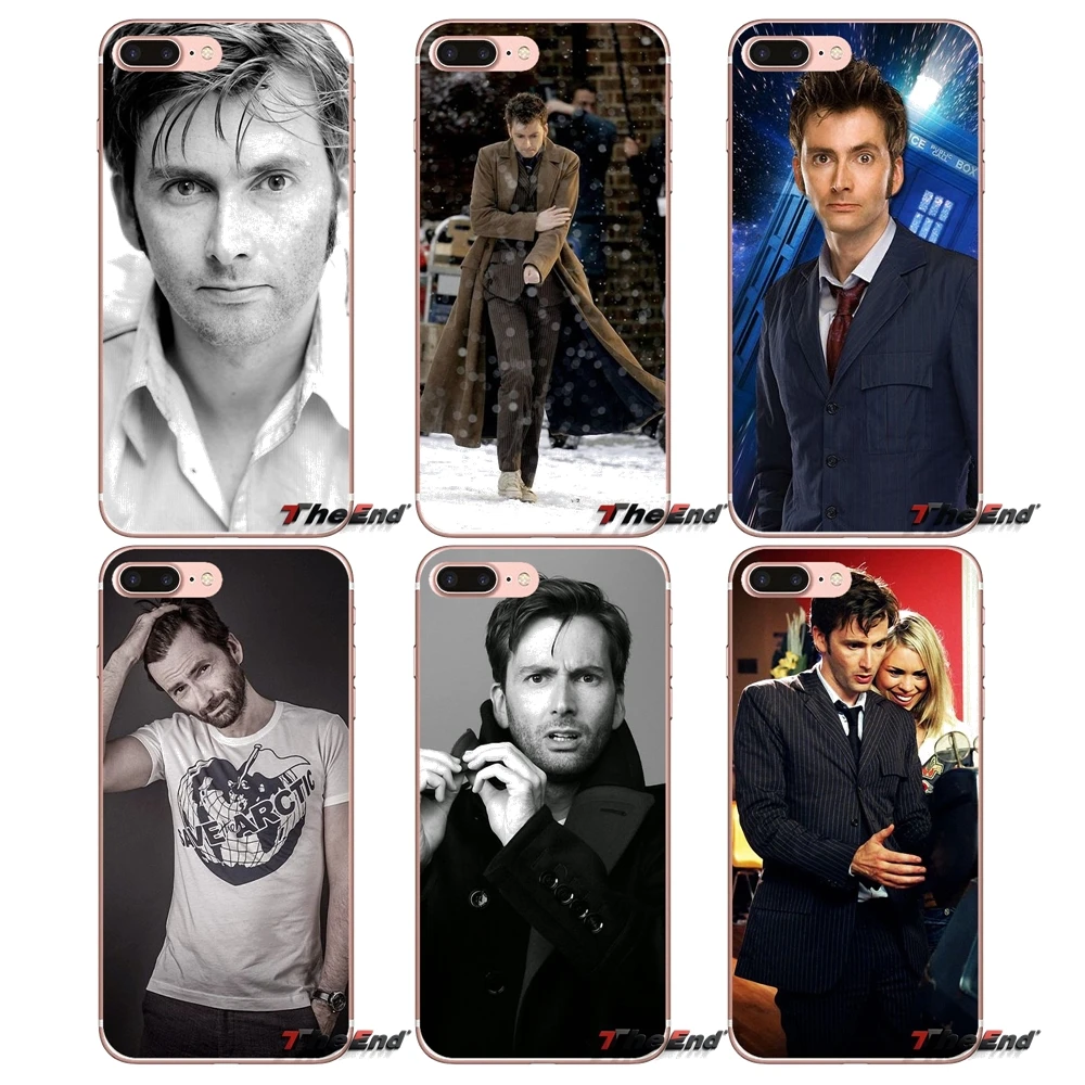 Для iPhone X 4 4S 5 5S 5C SE 6 6S 7 8 Plus Samsung Galaxy J1 J3 J5 J7 A3 A5 2016 2017 Tardis Doctor Who With David Tennant Case|for iphone|galaxy