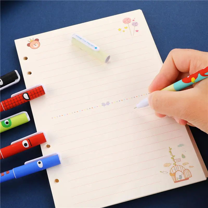 10pcs 6pcs kawaii flower colorful Chancery gel pen papelaria office school supplies stationary canetas coloridas color pen 04083