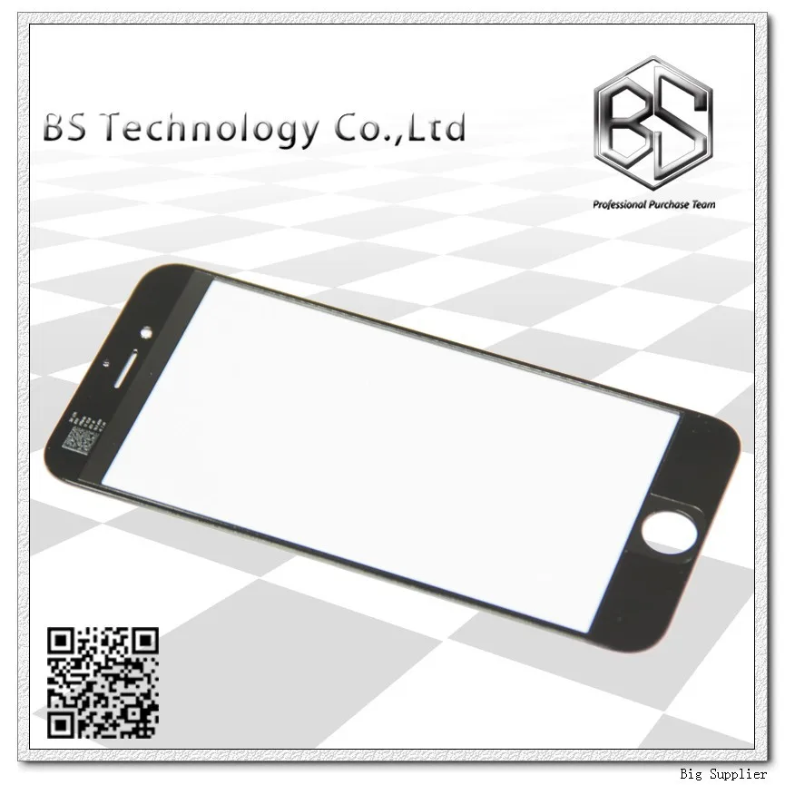 10 шт./лот Высокое качество OEM Переднее стекло дигитайзер панель для iPhone 6 6G восстановленные материалы черный/белый