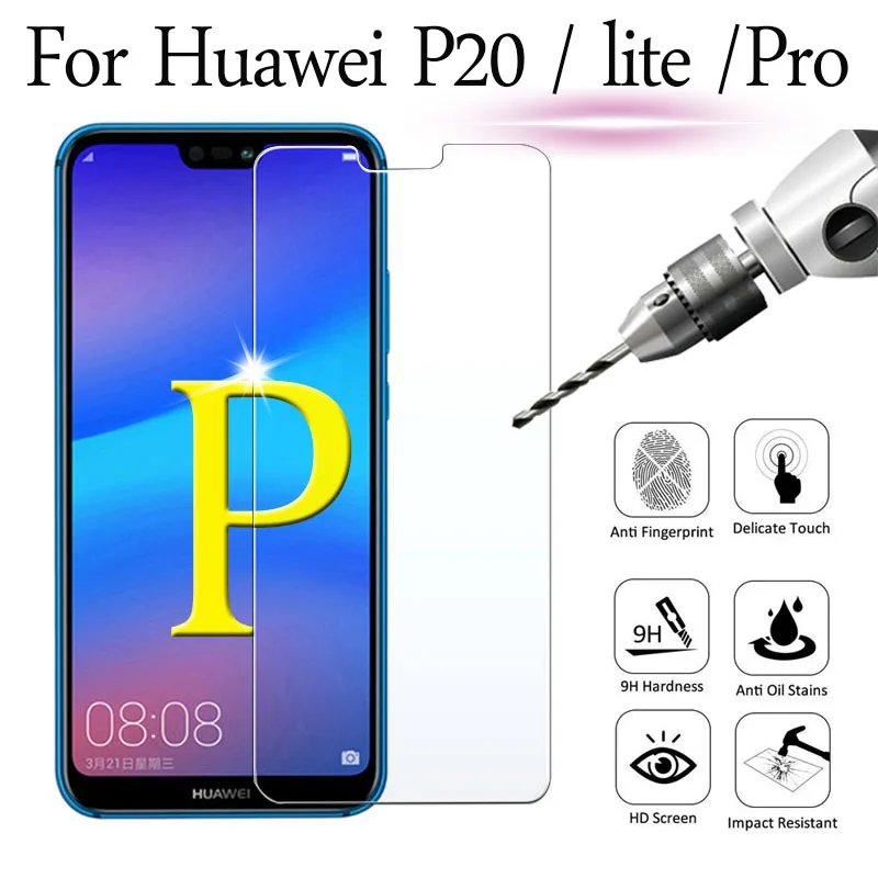 Защитное стекло для Huawei p20 lite light pro verre trempe закаленное p 20 p20lite Huavei Huawie защита
