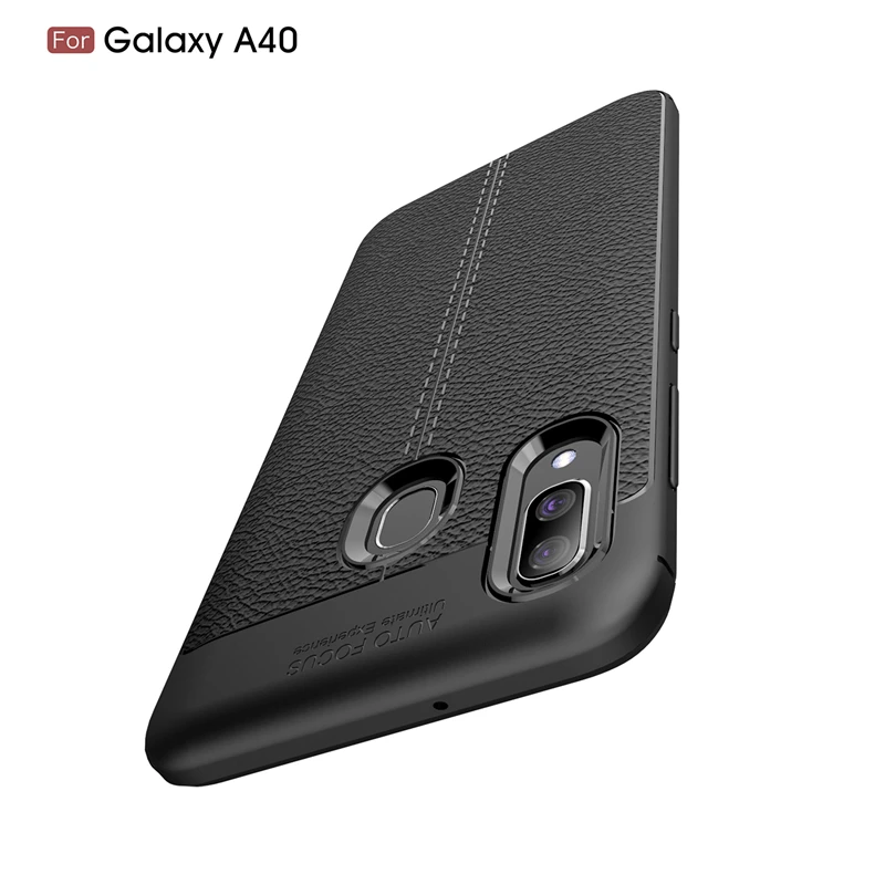 Чехол для Samsung Galaxy A40 стильный прочный силиконовый чехол-бампер A50 A70 чехол |
