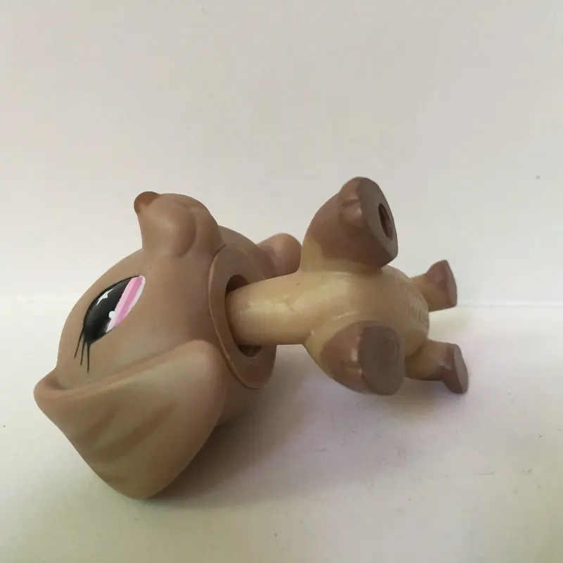 Pet Shop Милая коричневая такса собака фигурка игрушка для ребенка Рождественский